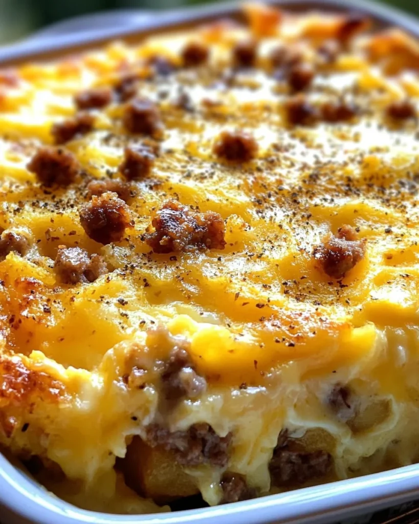 Cheesy Potato Breakfast Casserole