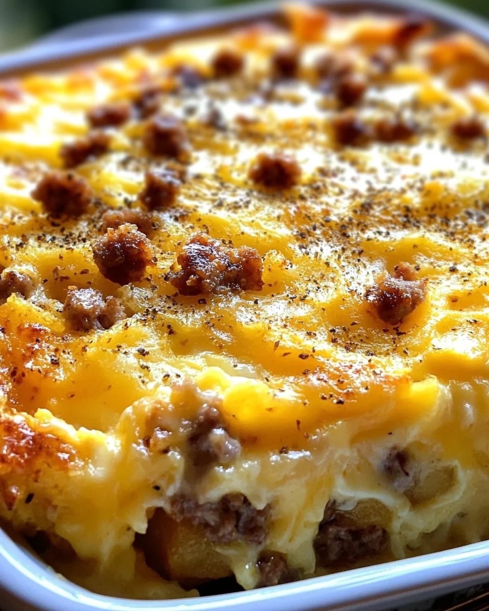 Cheesy Potato Breakfast Casserole