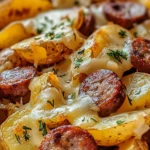 Cheesy Ranch Potatoes and Smoked Sausage