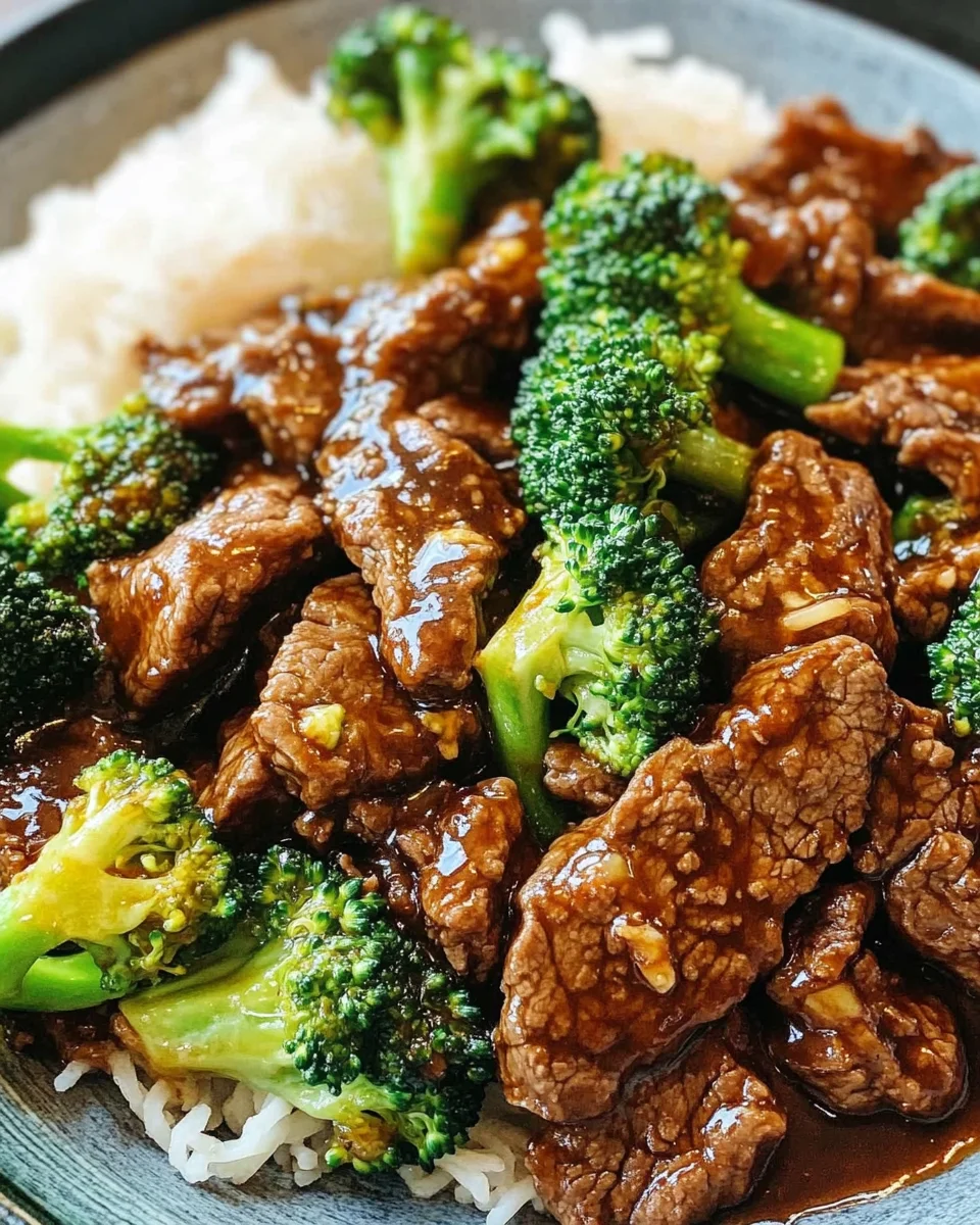 Chinese Beef and Broccoli (牛肉炒西兰花)