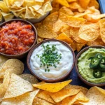 Chips and dip platter