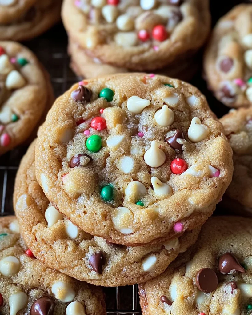 Christmas Chocolate Chip Cookies