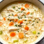 Creamy Chicken and Rice Soup