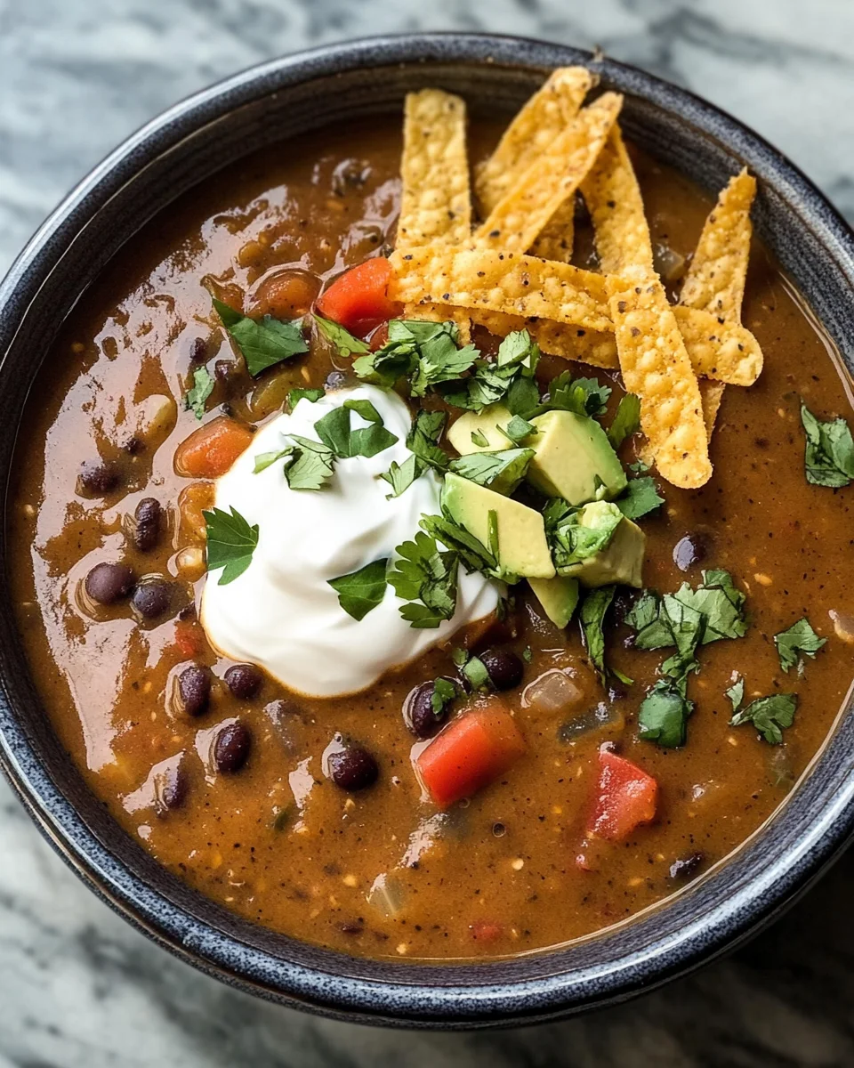 Easy Black Bean Soup