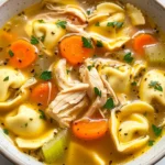 Easy Chicken Tortellini Soup