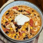 Easy Crock Pot Cream Cheese Chicken Chili