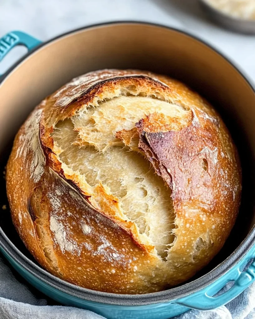 Easy No Knead Bread (Dutch Oven Bread)