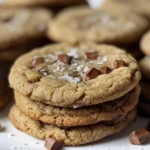Espresso Brown Butter Toffee Cookies
