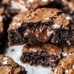 Fudgy Chewy Browkies (Brookies)