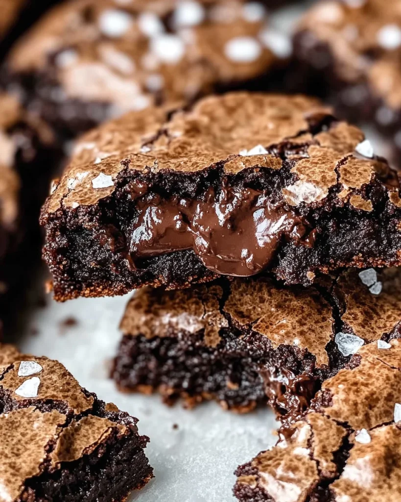 Fudgy Chewy Browkies (Brookies)