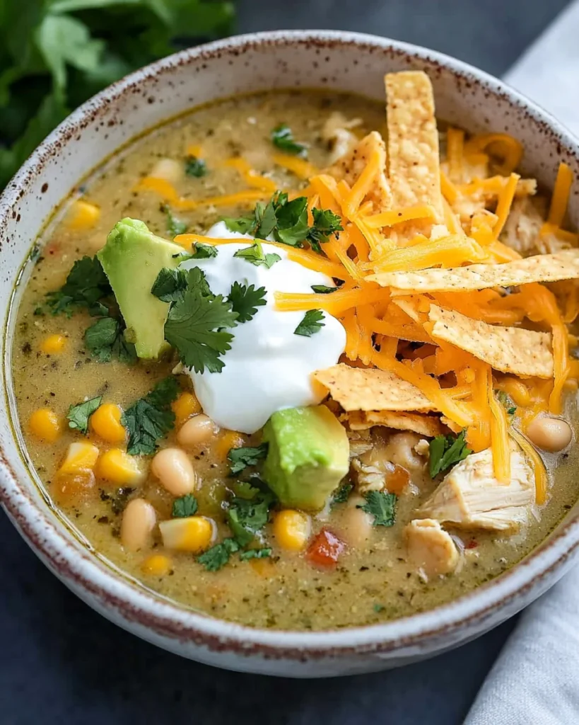 Green Enchilada Chicken Soup Recipe