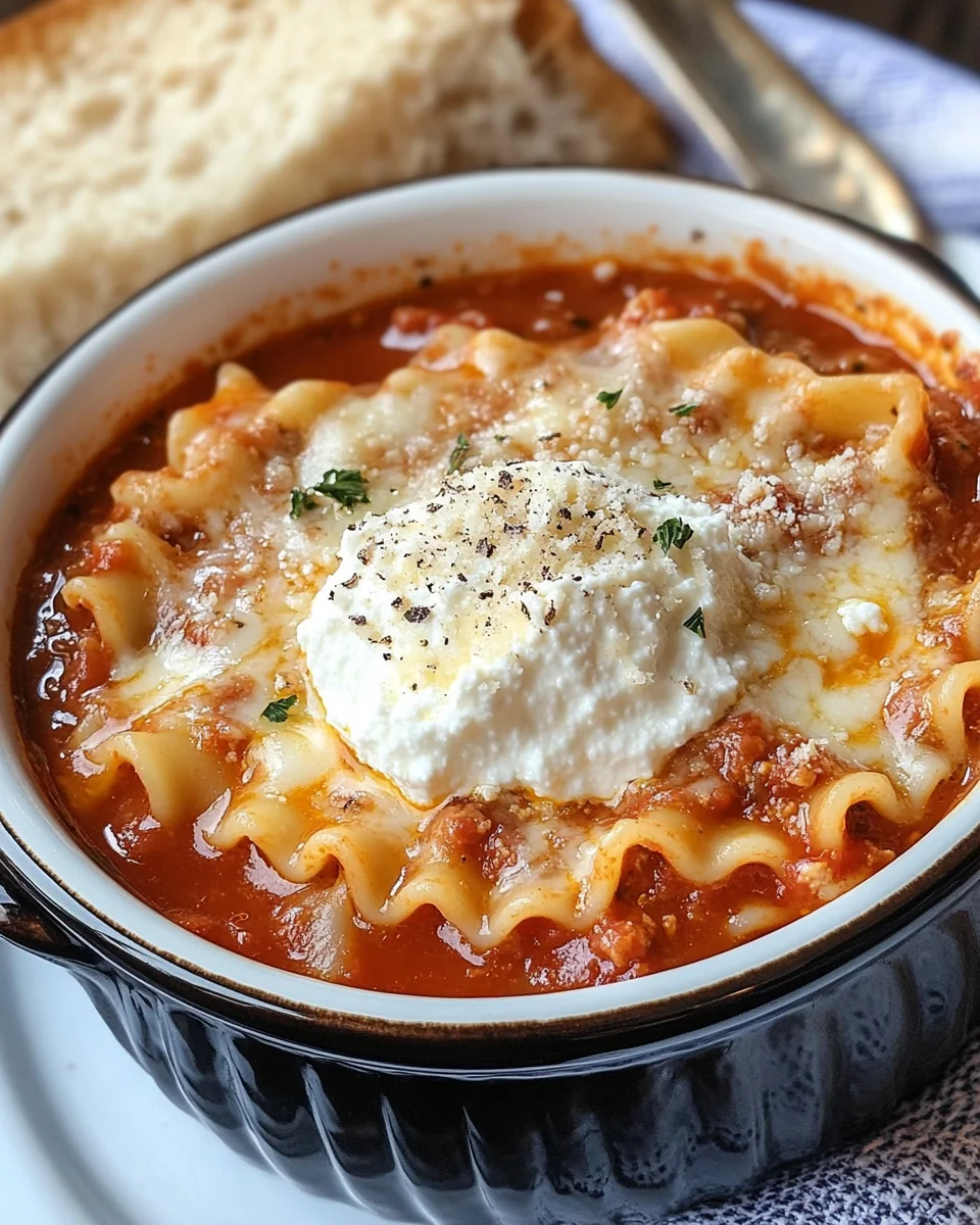 Hearty Lasagna Soup