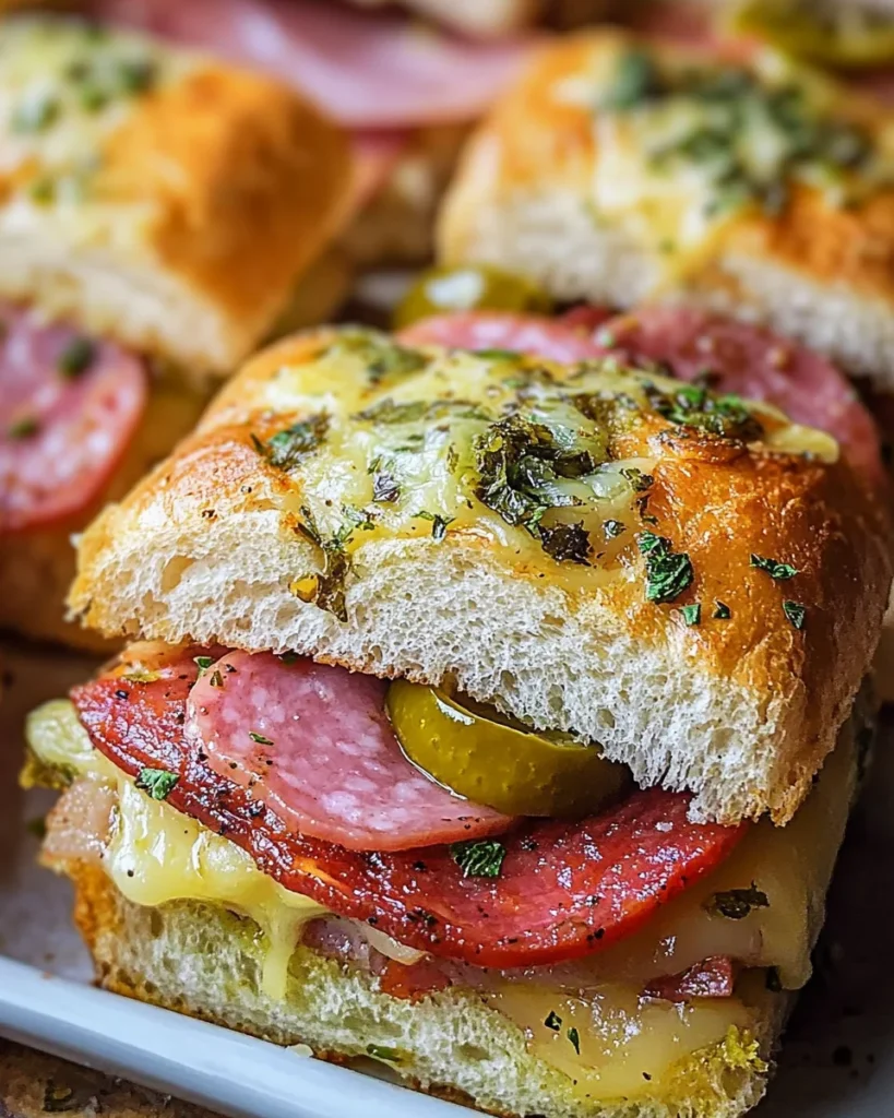 Hot Italian Sub Sliders