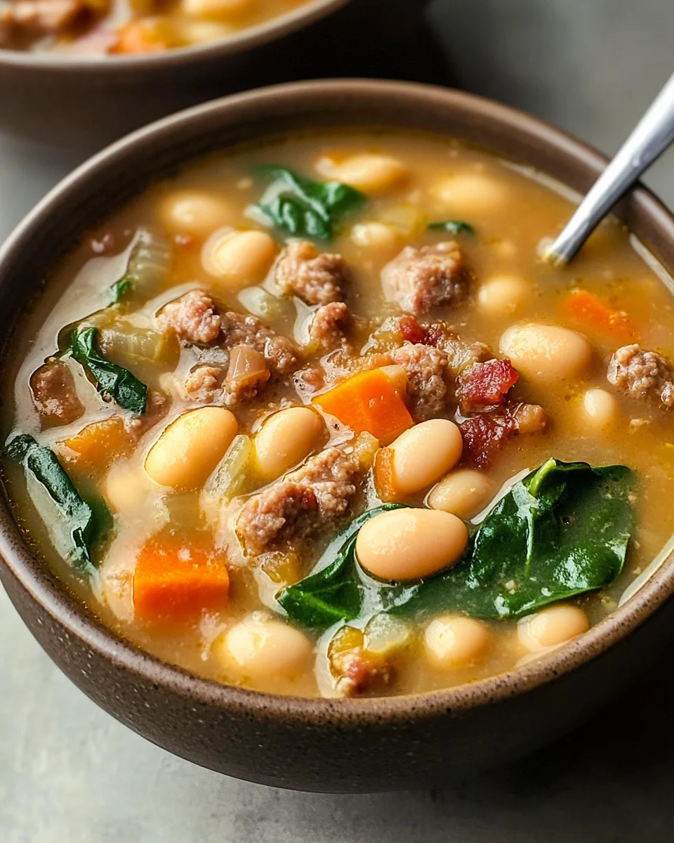 Italian Sausage White Bean Soup