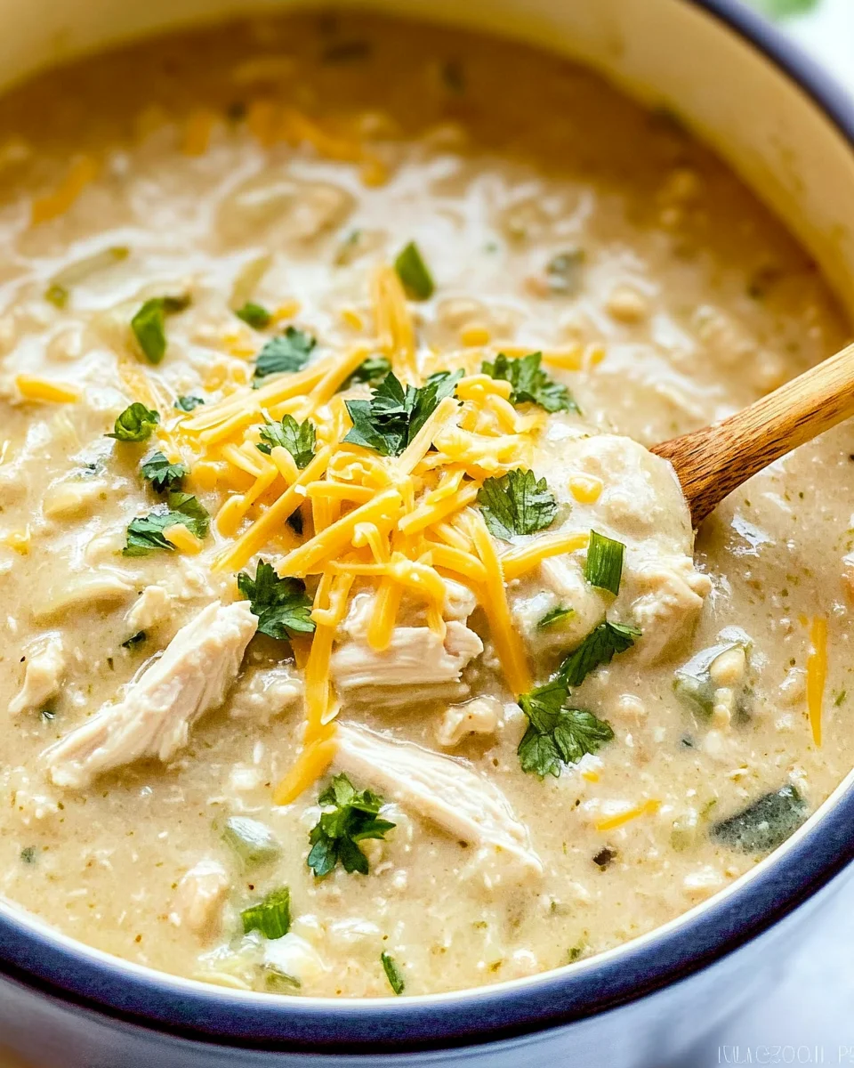 Keto White Chicken Chili