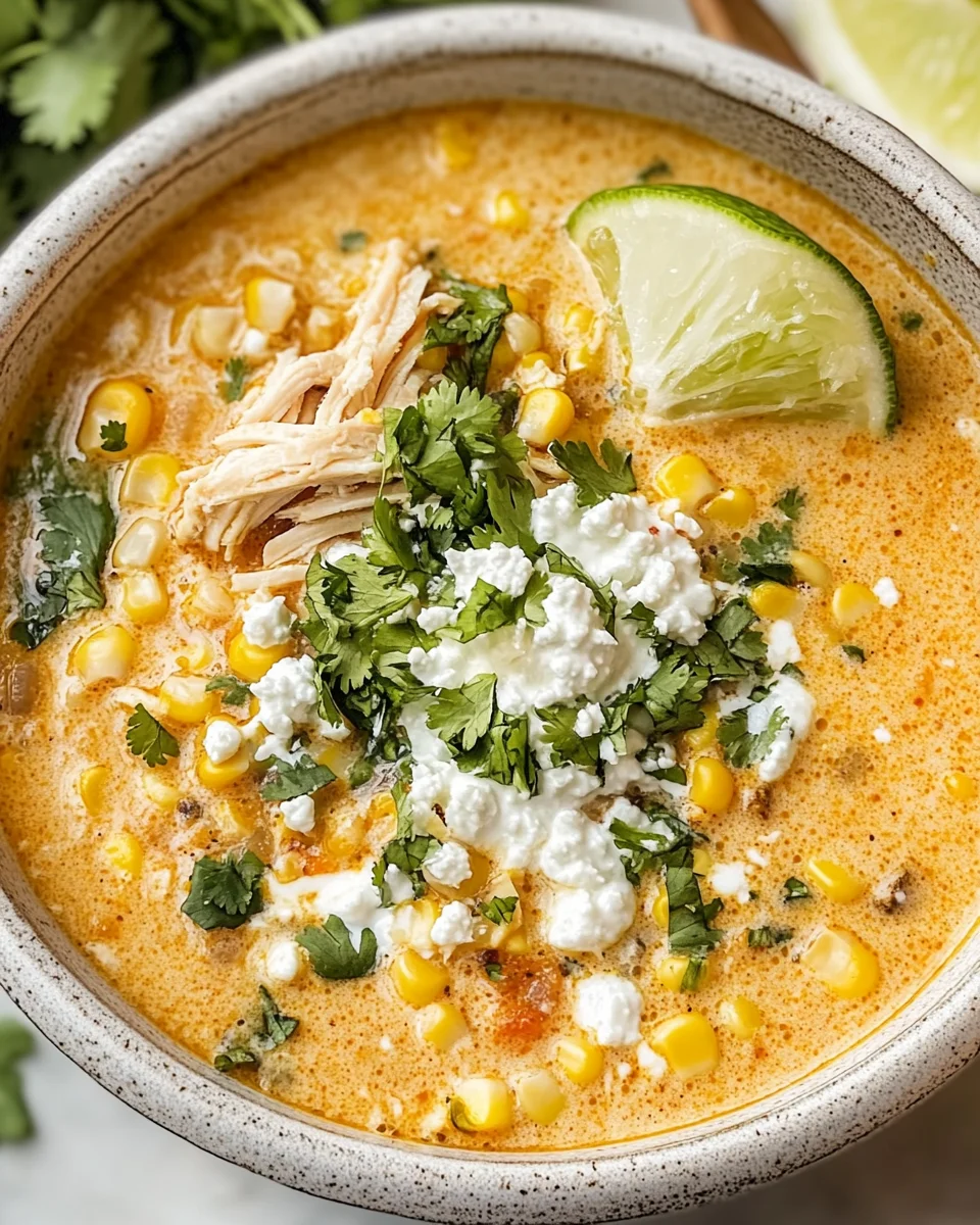 Mexican Street Corn Soup