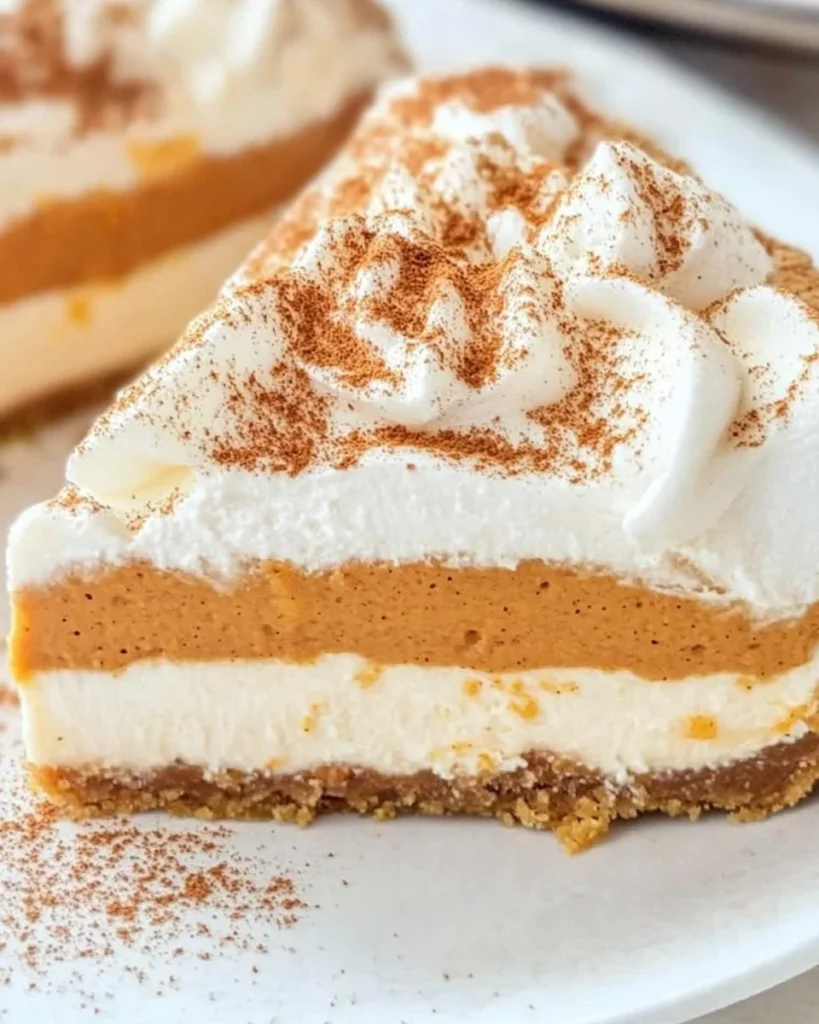 No Bake Pumpkin Pie Cheesecake