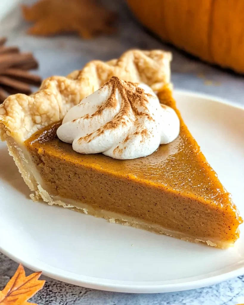 Pumpkin Pie Recipe