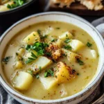 Roasted Garlic Potato Soup
