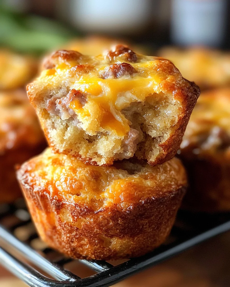 Sausage Breakfast Muffins (4-ingredients)