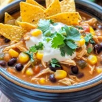 Slow Cooker Chicken Tortilla Soup