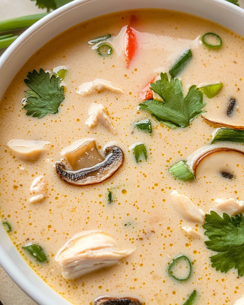 Slow Cooker Tom Kha Soup Recipe
