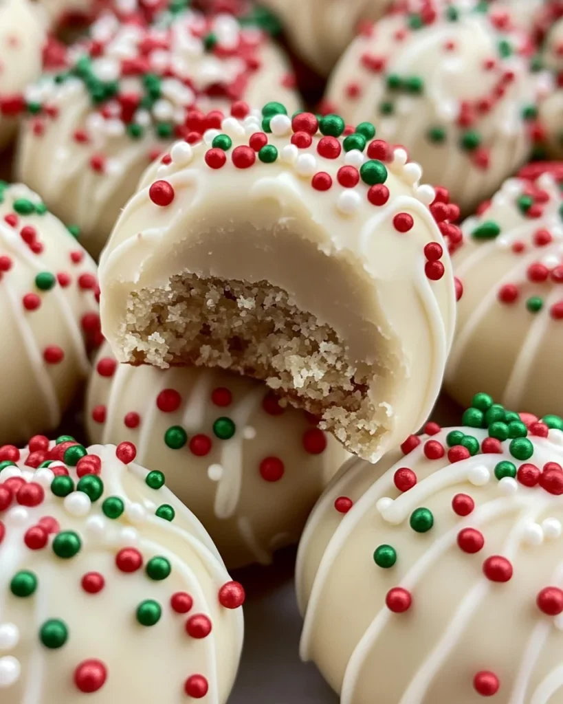 Sugar Cookie Truffles