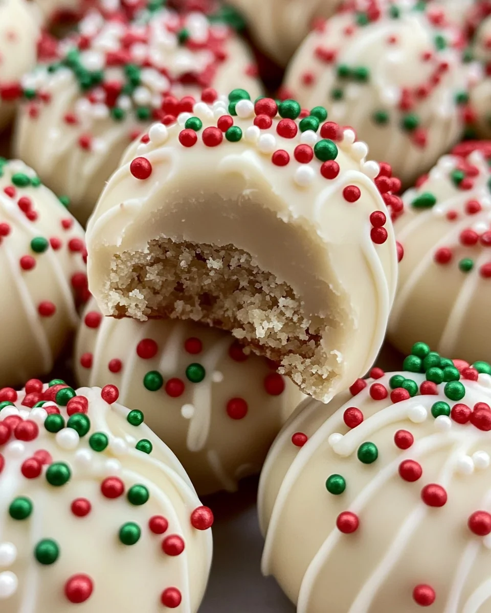Sugar Cookie Truffles