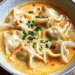 Thai Coconut Curry Dumpling Soup