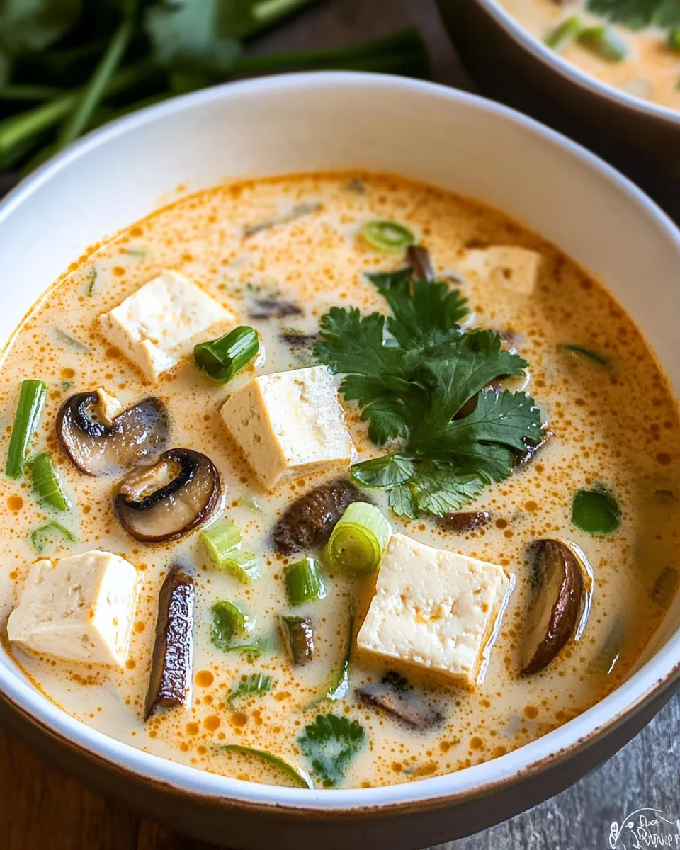 Thai Coconut Soup (Vegan)