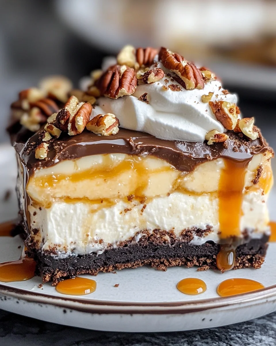 Turtle Lasagna Dessert