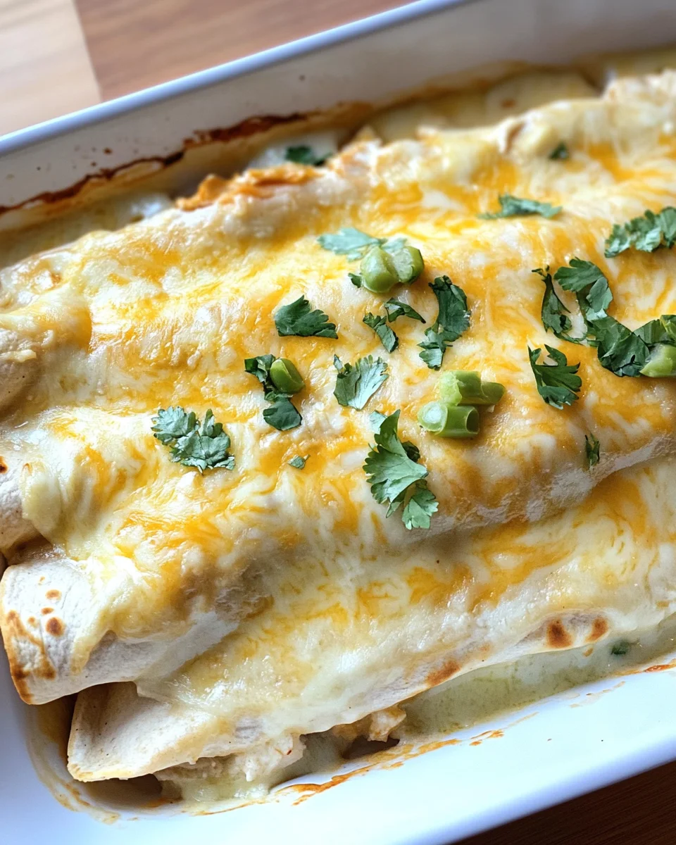 White Chicken Enchiladas