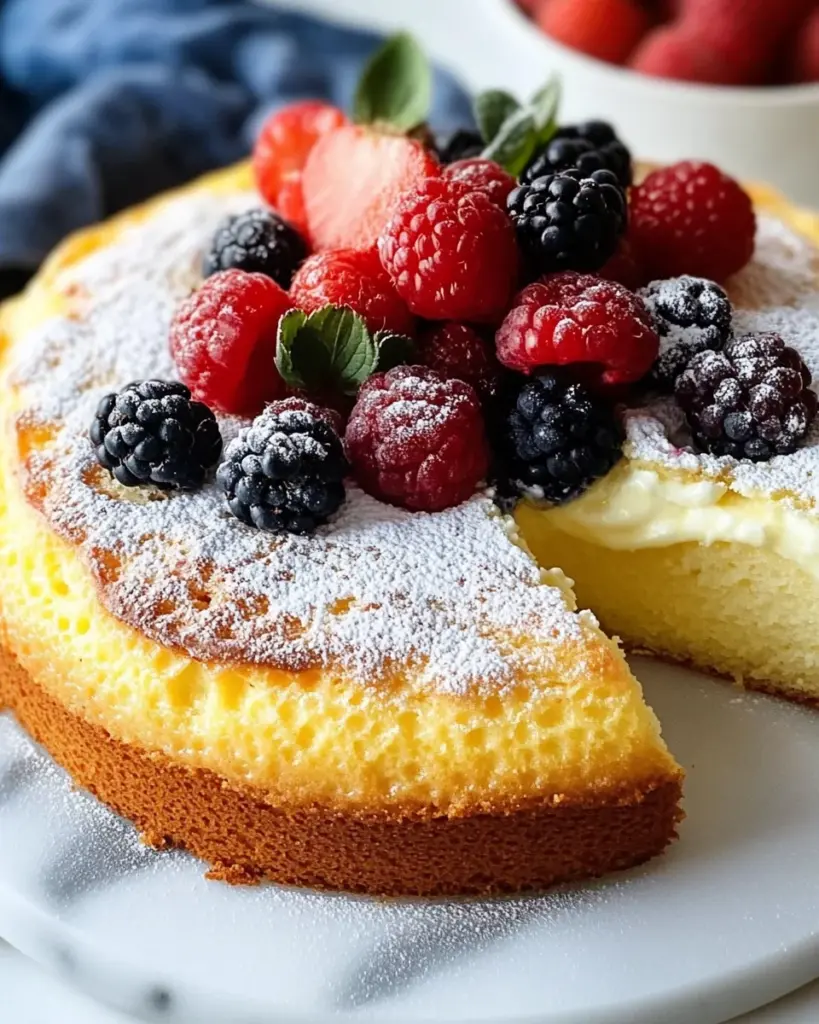 4 Ingredients Greek Yogurt Cake