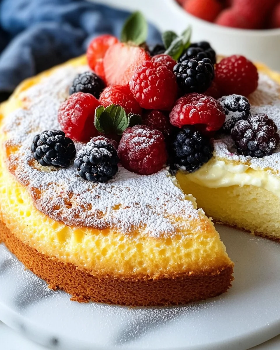 4 Ingredients Greek Yogurt Cake