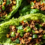 Asian-Style Ground Beef Lettuce Wraps for Flavorful Fun!