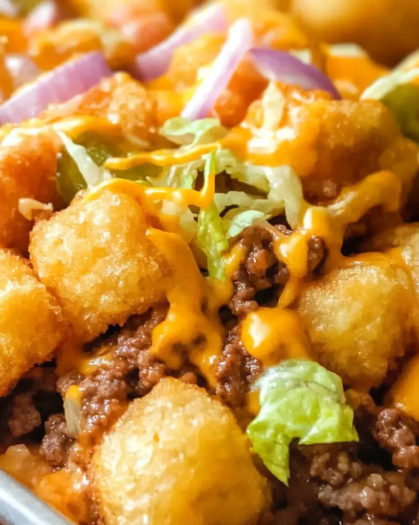 Big Mac Tater Tot Cassserole