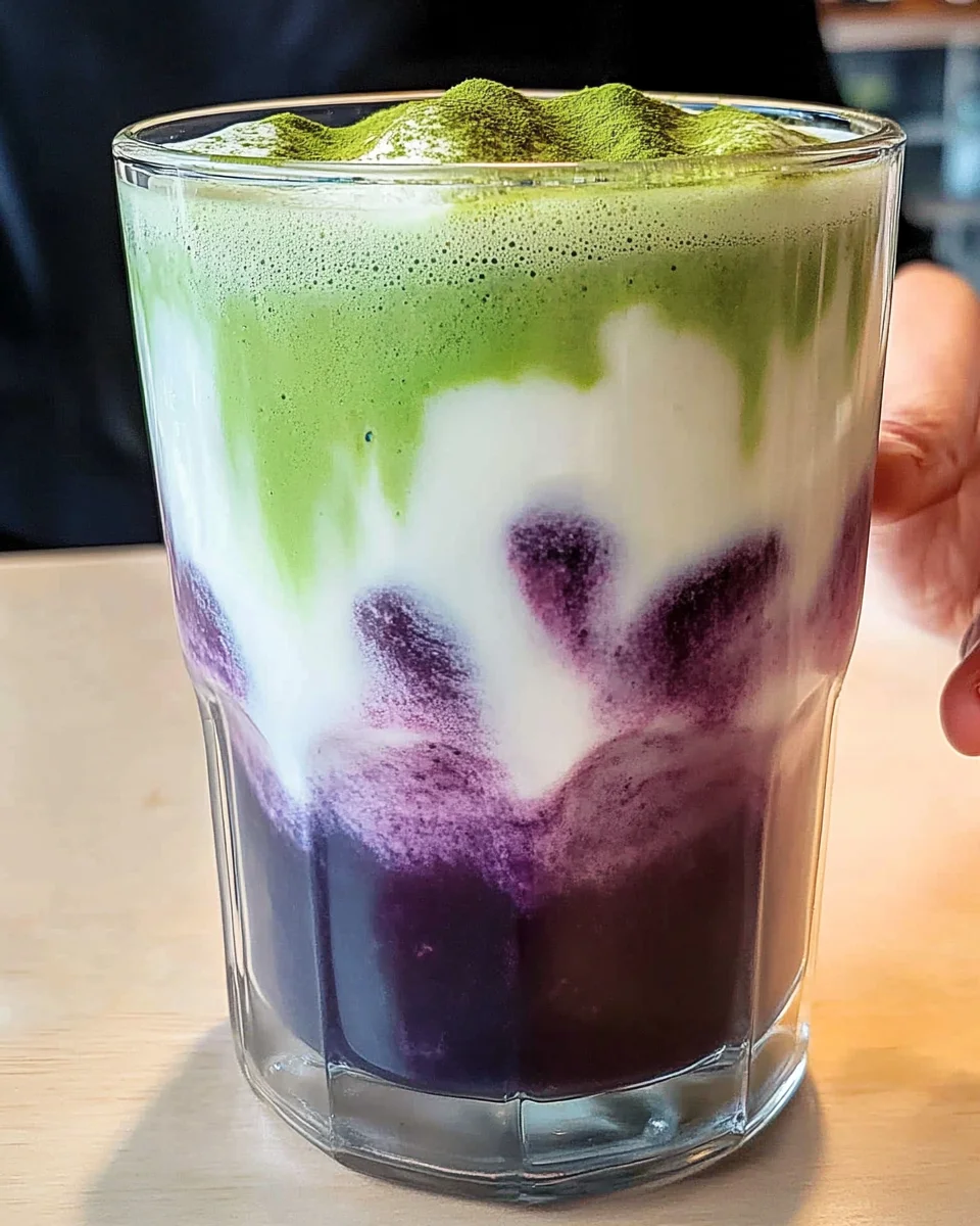 Blueberry Matcha Latte Recipe