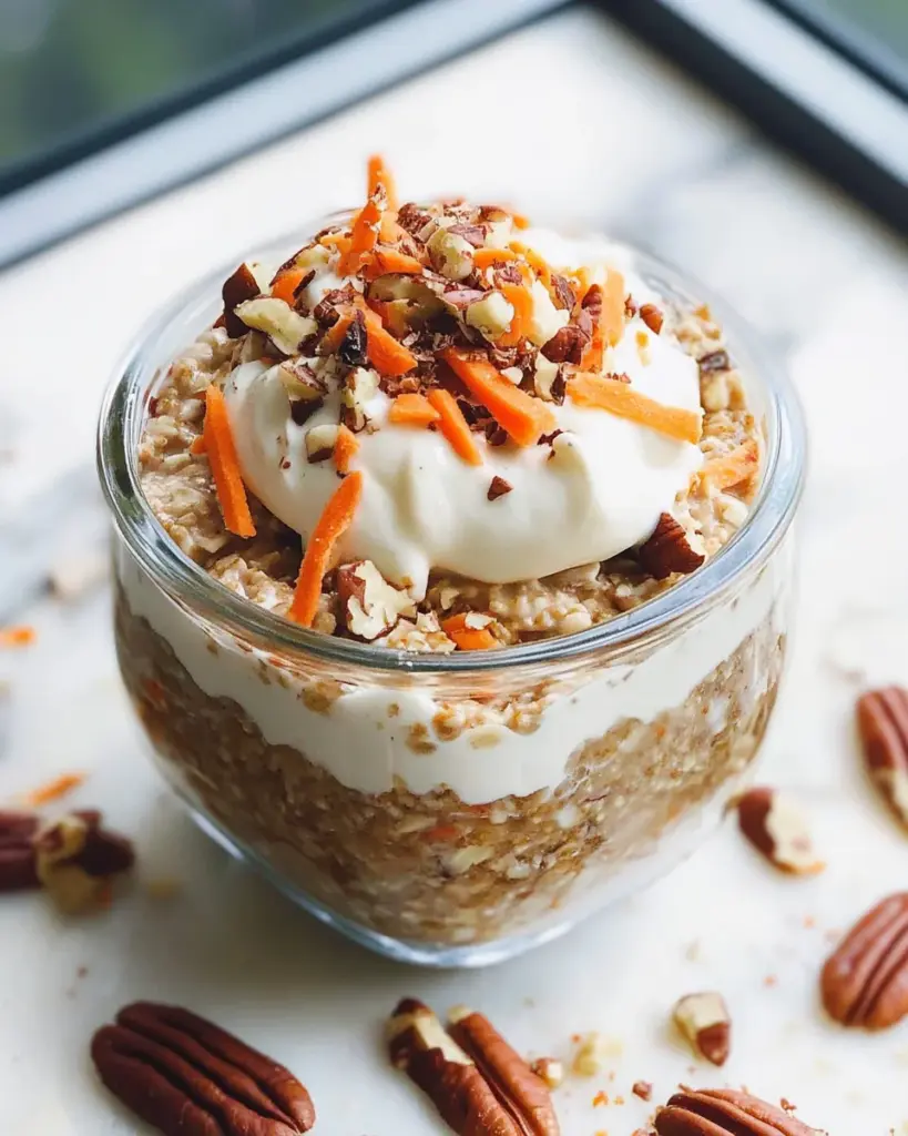 Carrot Cake Overnight Oats