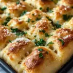Classic Garlic Bread Focaccia