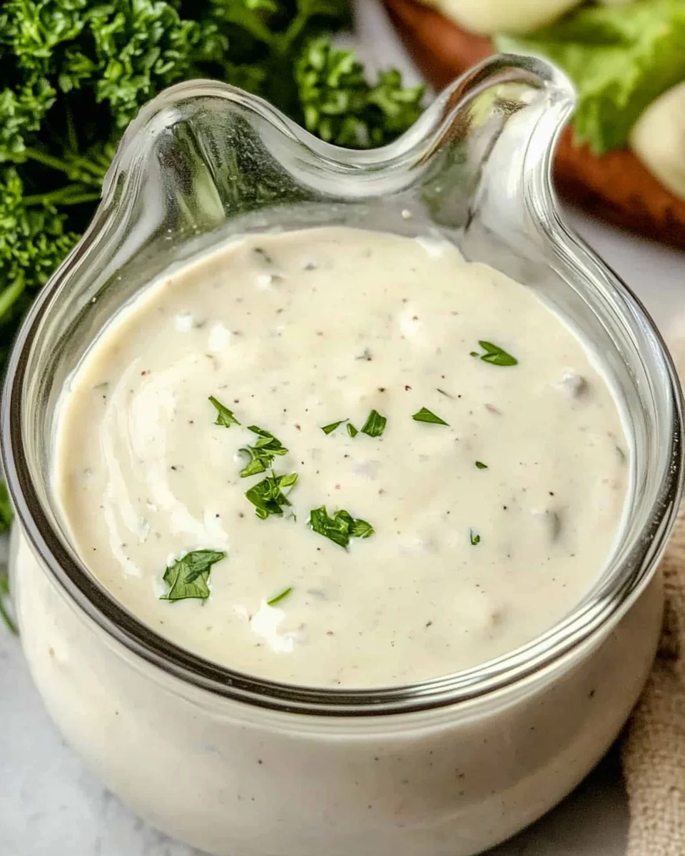 Creamy Garlic Dressing