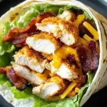 Crispy Chicken Bacon Ranch Wrap