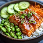 Crispy Salmon and Rice Bowl