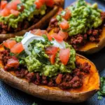 Easy Taco Stuffed Sweet Potatoes
