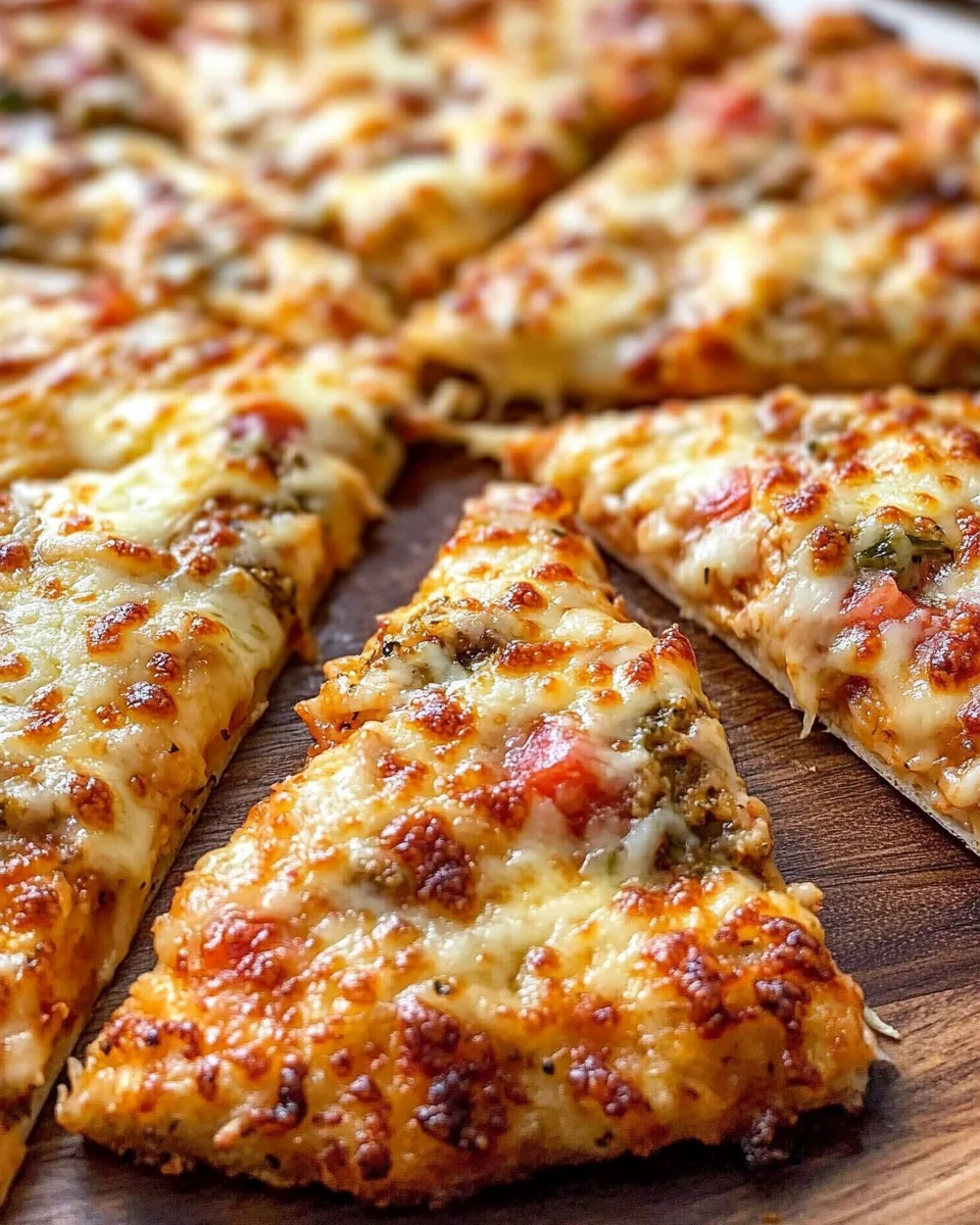 Ground Chicken Pizza Crust for a Lean and Easy Meal