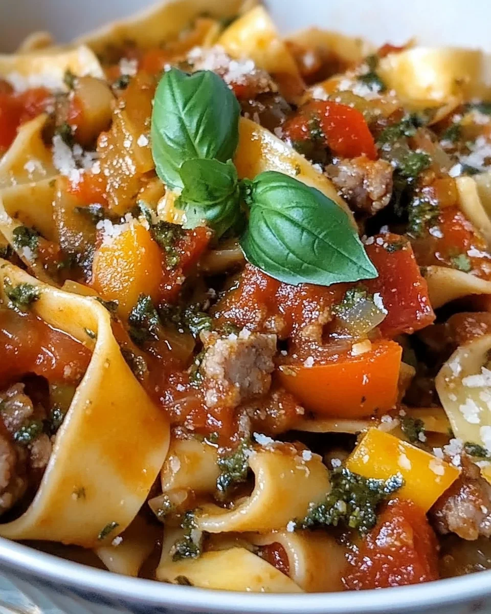 Italian Drunken Noodles: A Bold Fusion of Comfort and Spice