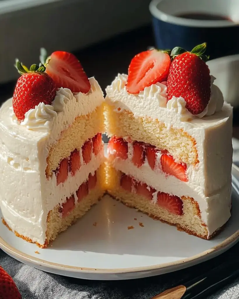 Japanese Strawberry Cake