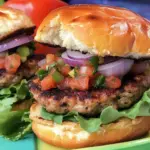 Kicked-Up Southwestern Turkey Burgers