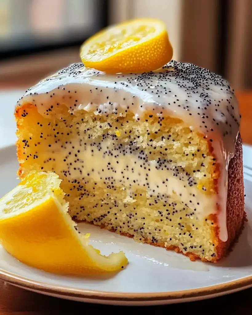 Lemon Poppy Seed Cake (Moist and Zesty)