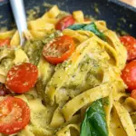 One Pot Creamy Pesto Pasta