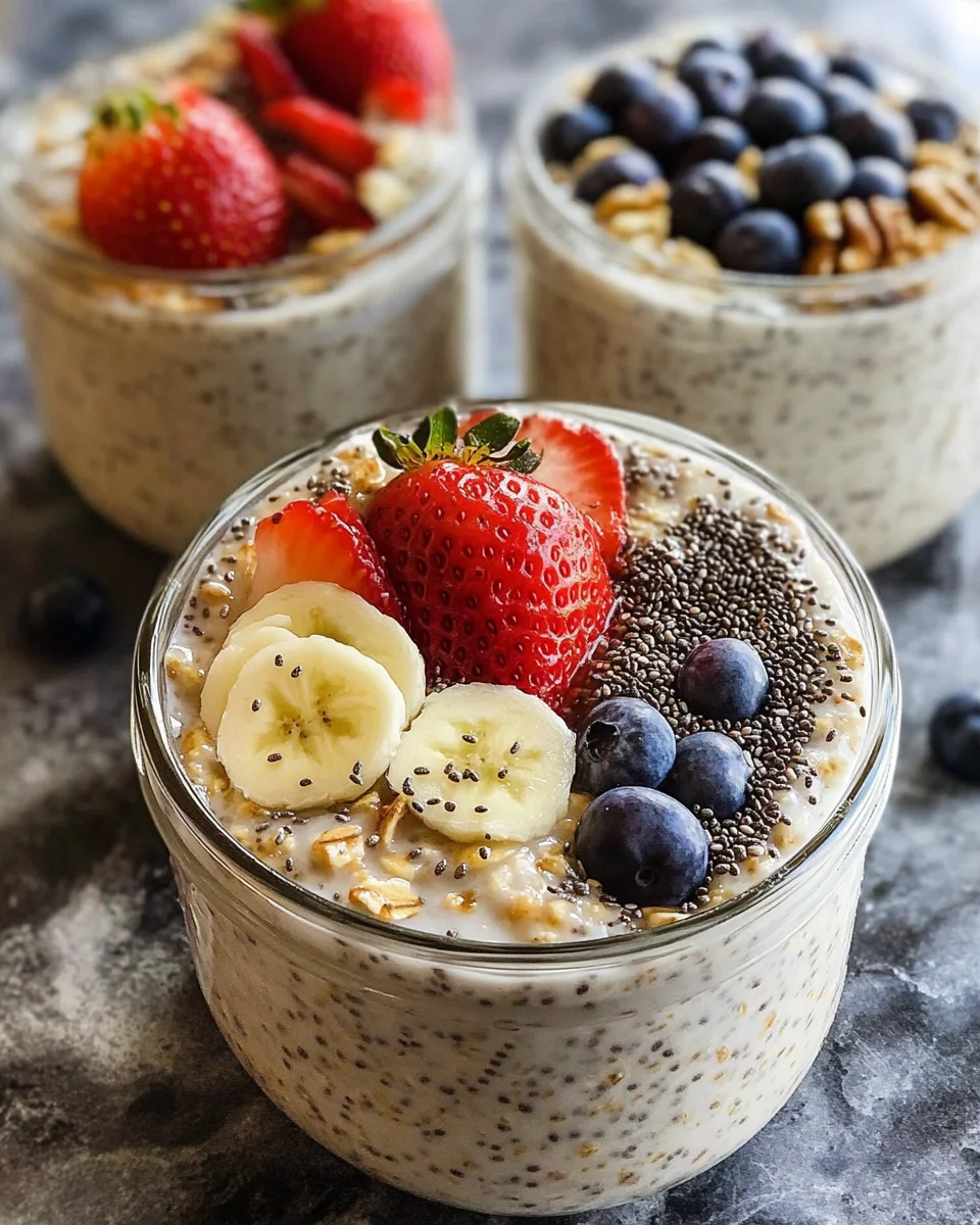 Overnight Oats Base Recipe + 10 Flavor Variations